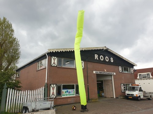 Skytube fluor geel 8m